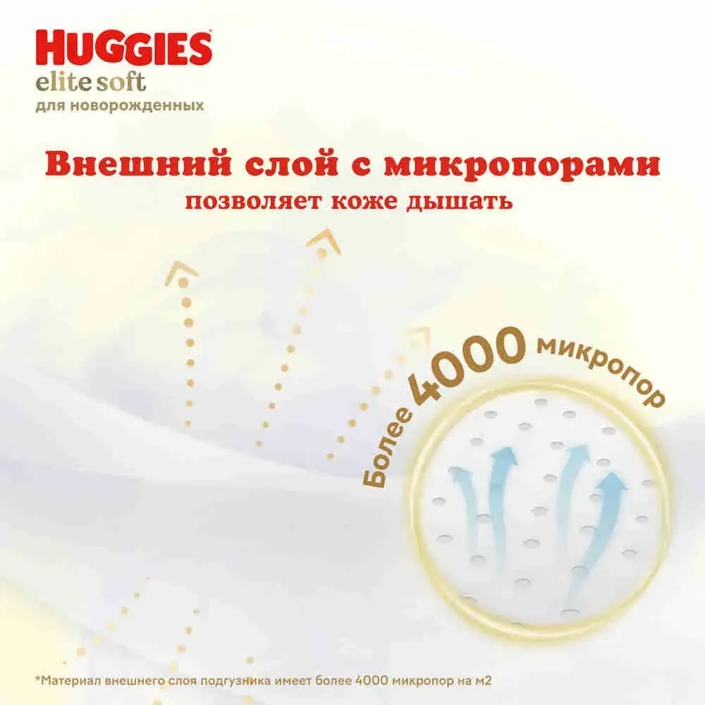 Подгузники Huggies Elite Soft 3 5-9кг 72шт
