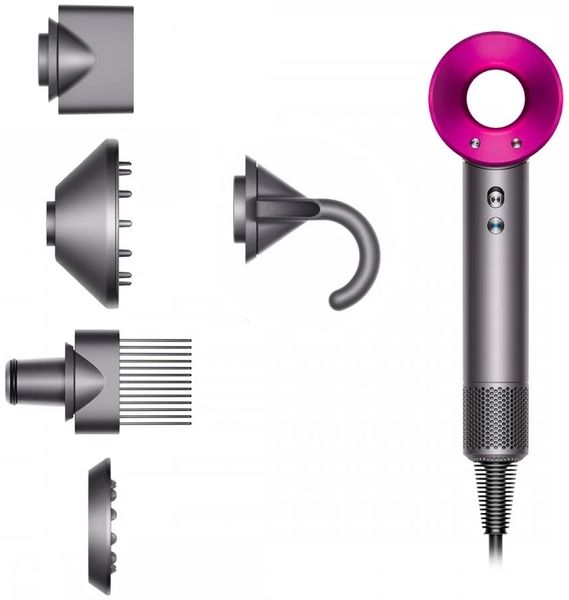 Фен Dyson Supersonic HD07, Fuchsia/Nickel