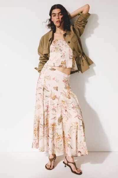 Короткий топ с завязывающимися бретелями - H&M