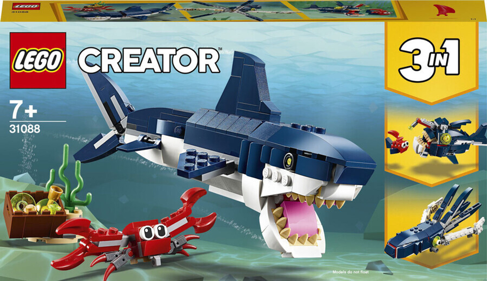 Конструктор LEGO Creator 3in1 31088 Глубоководные существа