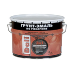 Грунт-эмаль по ржавчине молотковая шоколадная 10л "DALI" (Рогнеда)