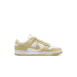 alt="Кроссовки Nike Dunk Low Team Gold арт. DV0833-100 бело-золотая расцветка вид спереди"