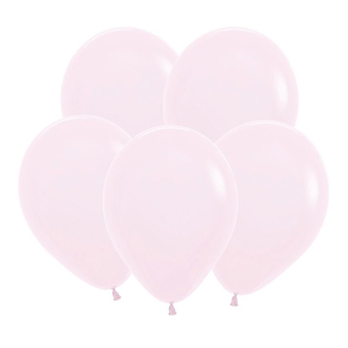 S 12" Матовый Пастель Нежно-розовый / Pink / 50 шт.