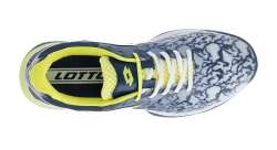 Мужские кроссовки для Padel Lotto Superrapida 200 III - all white/acid yellow/dark denim