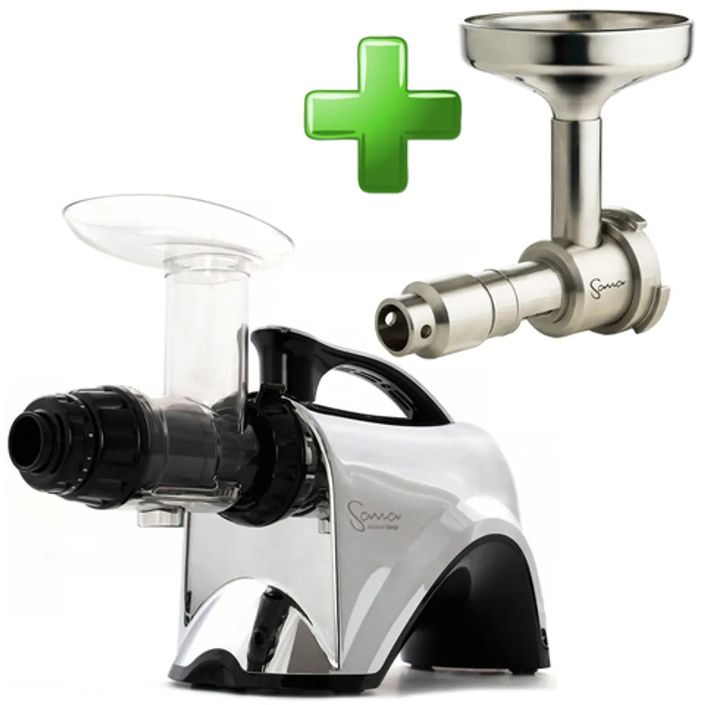Соковыжималка Sana Juicer EUJ-606, хром + Маслопресс Sana Oil Extractor EUJ-702