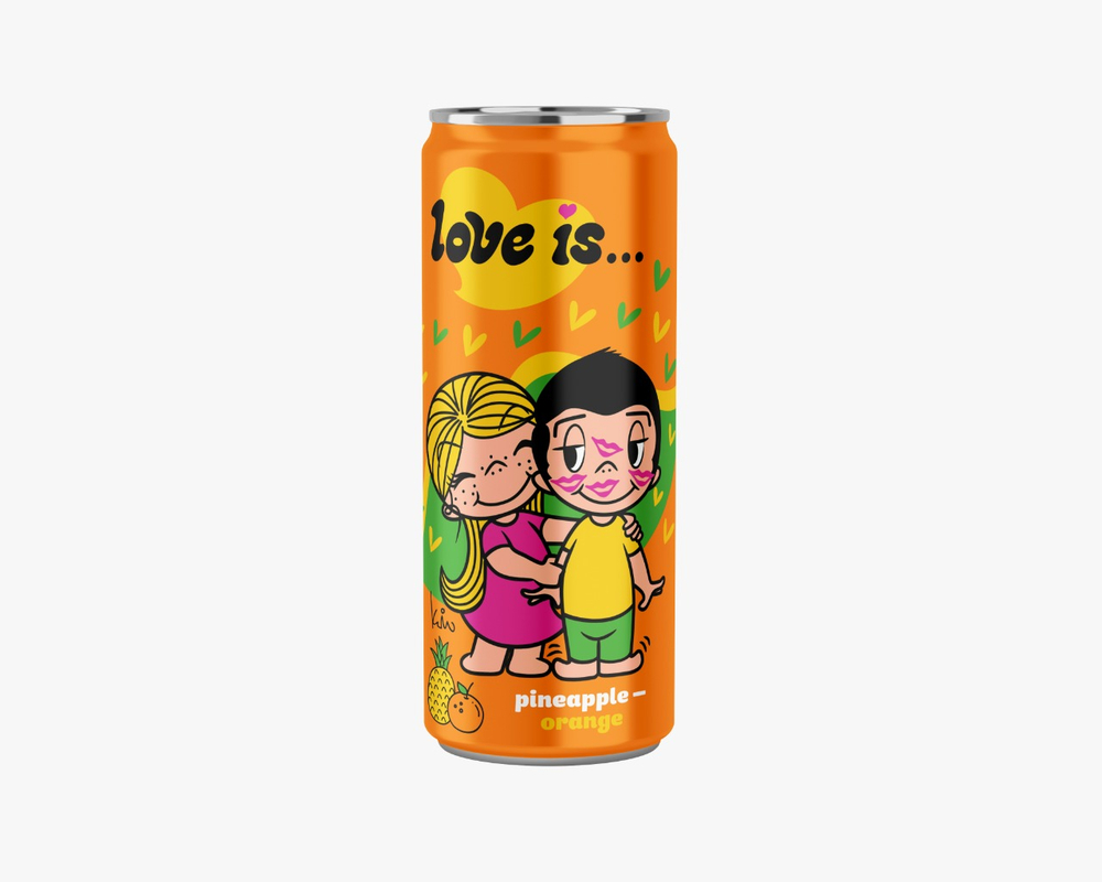 Напиток газированный Love IS Ананас Апельсин    0,33  (12ш)  АТ