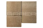 Тротуарная плитка Braer Старый город Венусбергер, Color Mix Миндаль, 40 мм