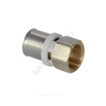 Муфта МП латунь никель пресс Дн 16х1/2" ВР ГОСТ 32415-2013 8002 Aquasfera 8002-01