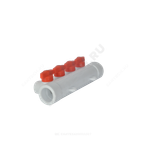 Коллектор PP-R белый Дн 32х20 на 2 выхода с кранами VALFEX 101133202