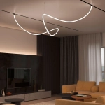 Подвес-держатель в шинопровод (трек) Linea Optima Для гибкого неона Loop A492206