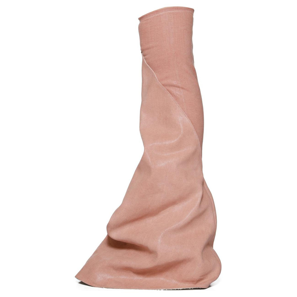 Rick Owens DRKSHDW Denim Over the knee Boots Women"s Pink