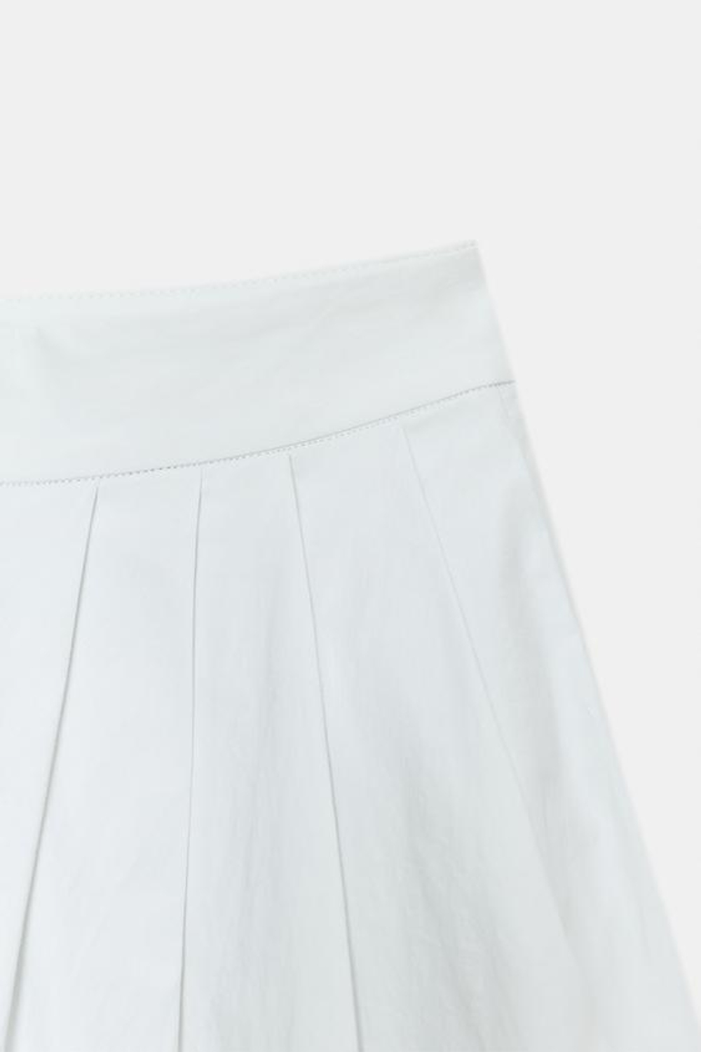 ZARA ОБЪЕМНЫЕ БРЮКИ СО СКЛАДКАМИ, СЕРО-СИНИЙ