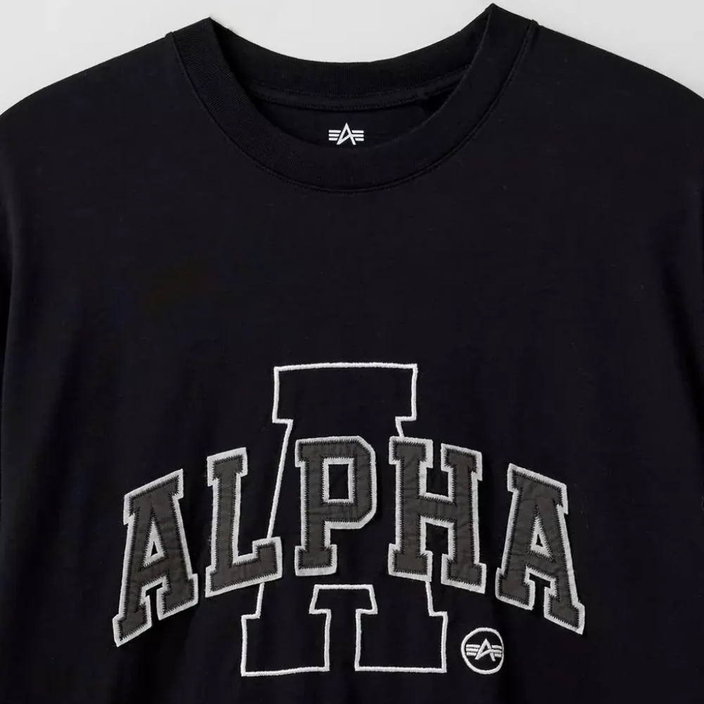 Футболка Alpha Industries UNFRM UNI Tee Black (Черный)
