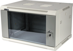 Шкаф настенный 19", 22U TWT TWT-CBWPG-22U-6x8-GY