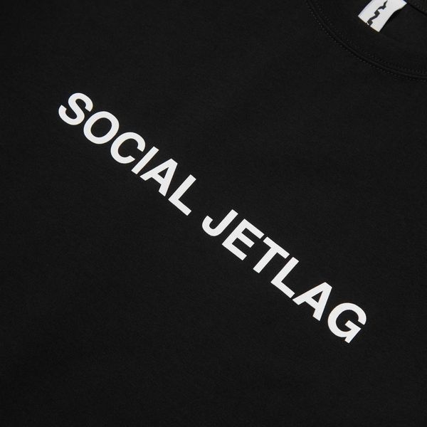Футболка SOCIAL JETLAG SS22 Черная - фото 12