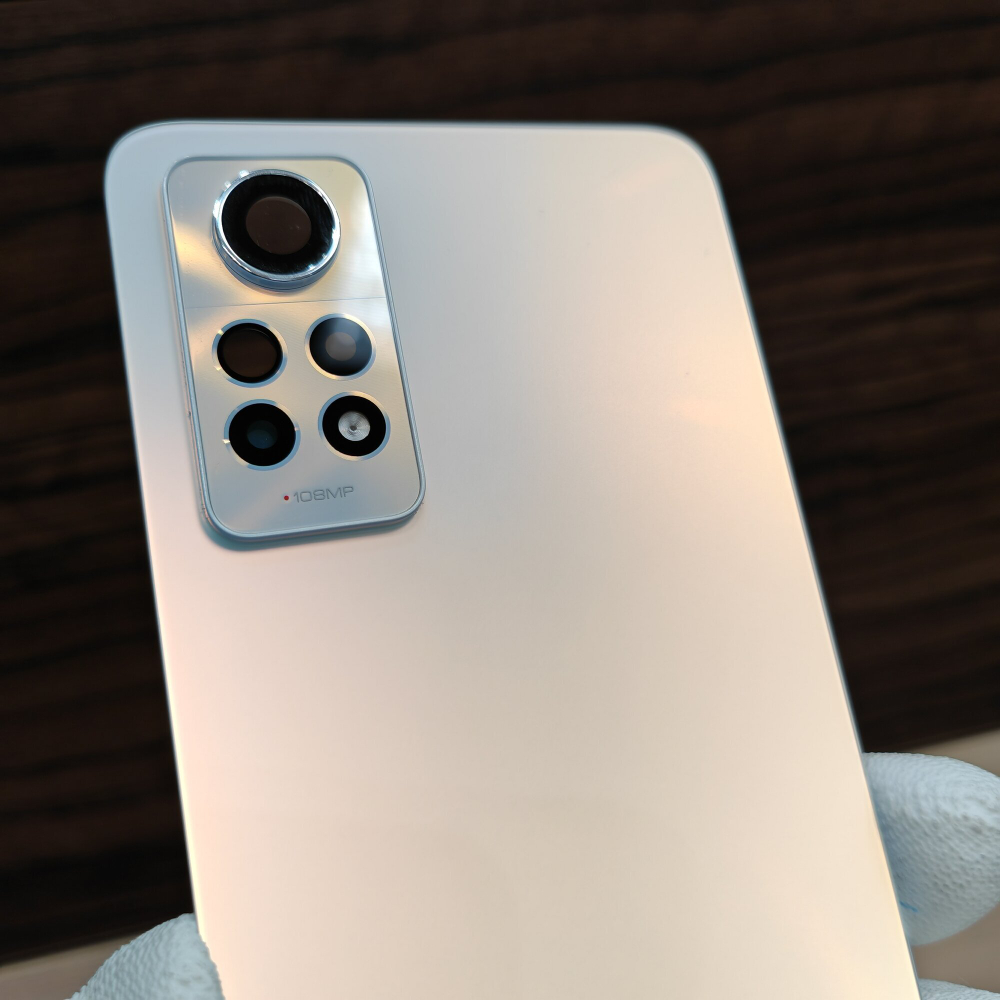 Крышка для Redmi Note 12 Pro 4G - оригинальная задняя стеклянная панель (белого цвета)