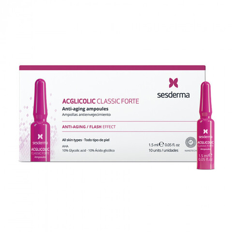 Sesderma ACGLICOLIC CLASSIC FORTE Ampoules - Средство в ампулах форте с гликолевой кислотой, 5 шт по 2 мл