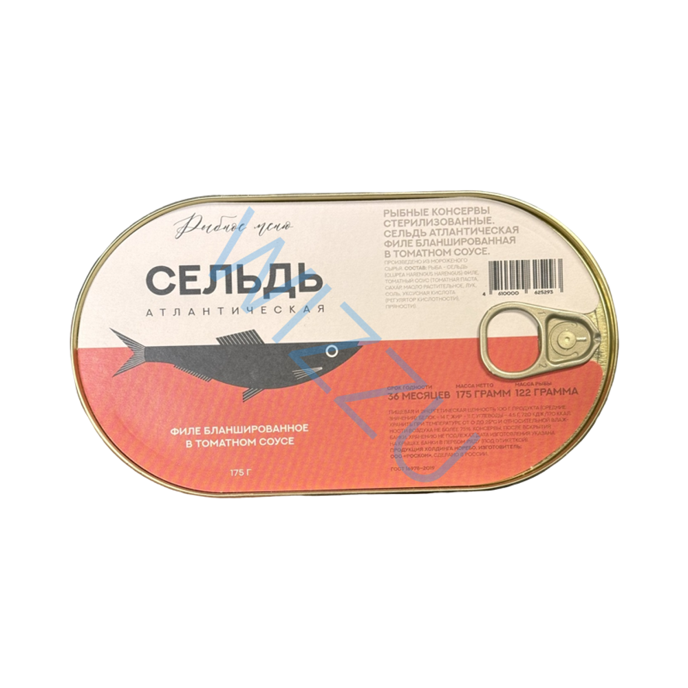 Сельдь Рыбное Меню 175г