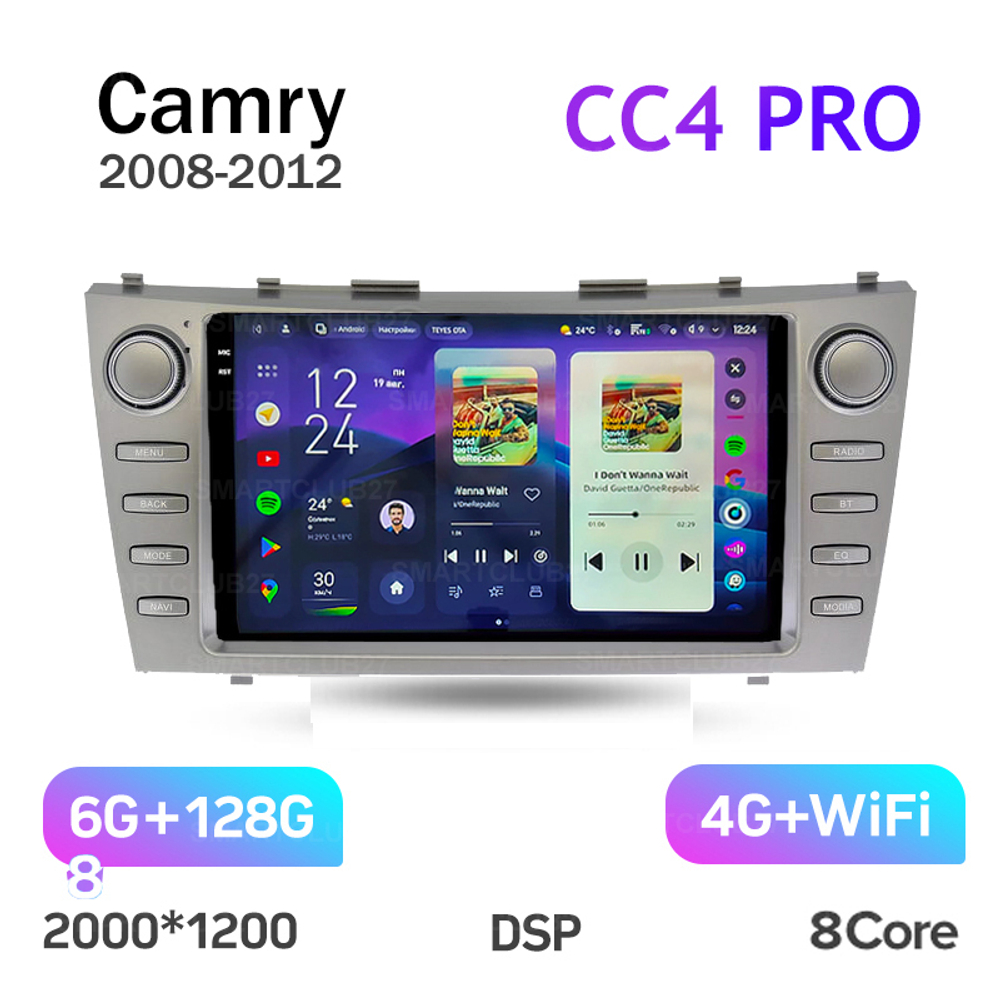 Teyes CC4 Pro 9" для Toyota Camry 2008-2012