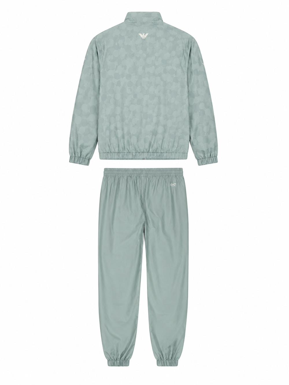 Мужской теннисный спортивный костюм EA7 Man Woven - green dots
