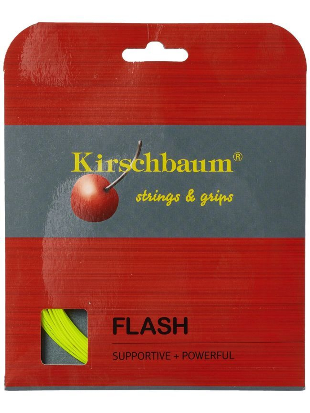 Струны теннисные Kirschbaum Flash (12 m) - yellow