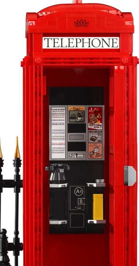 Конструктор LEGO Ideas 21347 Красная лондонская телефонная будка