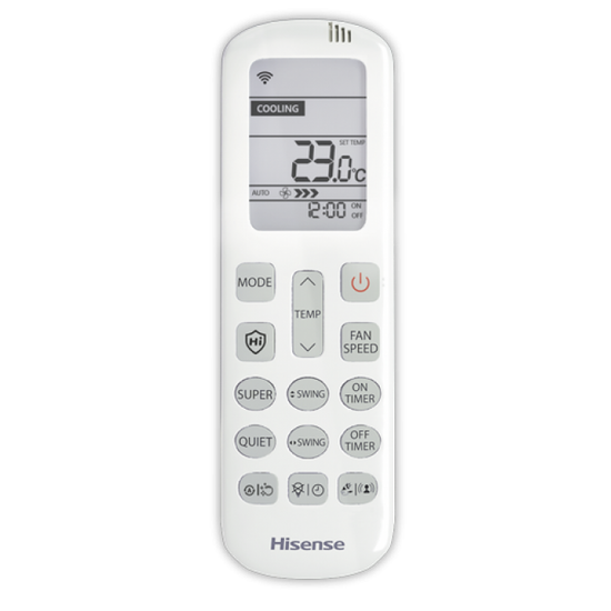Мульти сплит-система Hisense на 2 комнаты (25+35 кв.м.) PREMIUM DESIGN R32