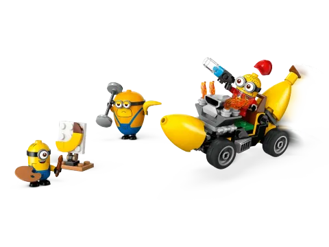 Конструктор LEGO Гадкий я 4 75580 Миньоны и автомобиль-банан