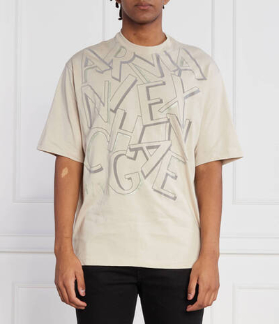 Футболка Armani Exchange - бежевый(6RZTBA ZJCEZ)