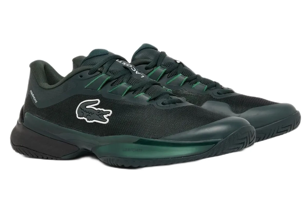 Мужские кроссовки теннисные Lacoste AG-LT Ultra - dark green/black