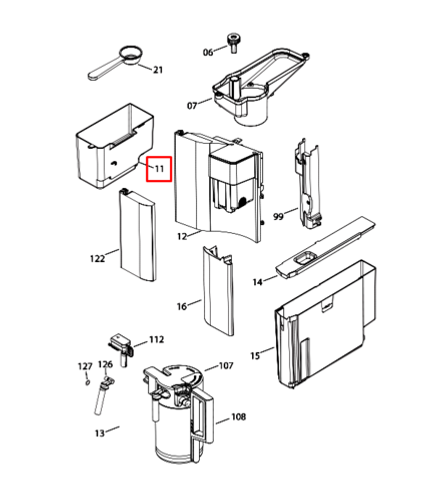 Ёмкость для кофемашины Indesit (Индезит)/Ariston (Аристон) C00331776