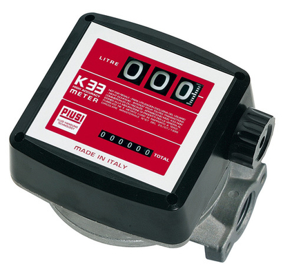 K33 ver. A дизель - 3-х разрядный механический счетчик дизельного топлива, 20-120 л/мин