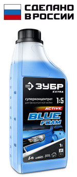 ЗУБР 1 л, концентрированный шампунь для минимоек универсальный, EXTRA (70651-1)