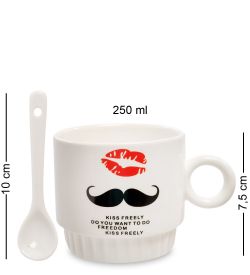 GAEM Art MUG-149/4 Набор из двух кружек «Поцелуйчик»