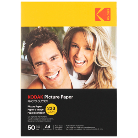 Фотобумага Kodak 230A420 для струйной печати A4 230 GCM Glossy 50 листов