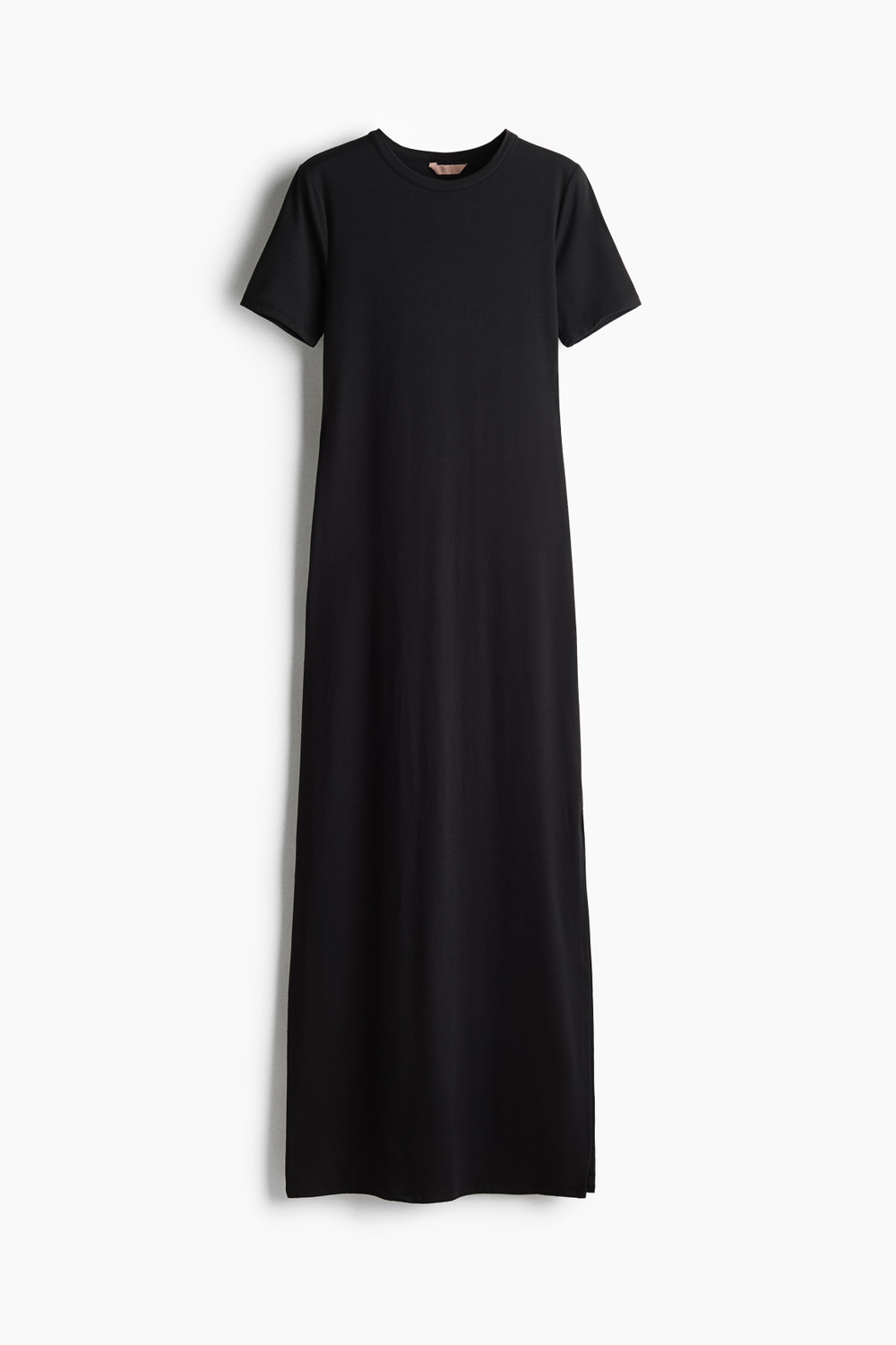 Длинное платье-футболка — приталенный крой - H&M