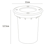 Тротуарный светильник Arte Lamp PIAZZA A6017IN-1SS, 1хGU10