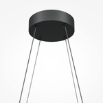 Подвесная светодиодная люстра Maytoni Halo MOD244PL-L50BK