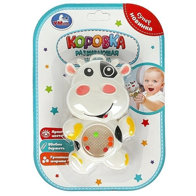 Развивающая игрушка "Коровка" блистер B2179996-R (Умка)
