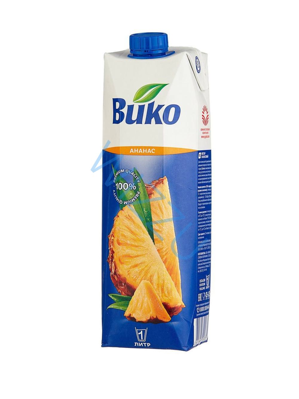Сок Вико ананасовый 1л