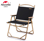 Кресло туристическое Naturehike MW02, складное, увеличенное, черное, до 120 кг, артикул NH19Y002-D-BLL, цвет Черный. Под заказ.