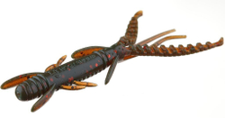 Виброхвосты съедобные LJ Pro Series HOGY SHRIMP 3.0in (7,6 см), цв. 085, 10 шт.