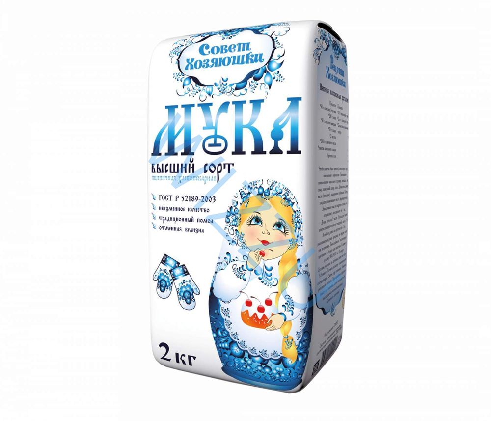 мука совет хозяюшки 2кг 6шт