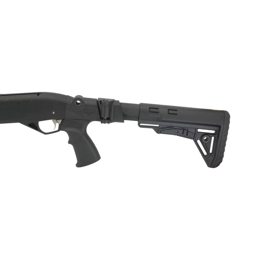 Приклад МР-155 пластик, DLG Tactical. Черный