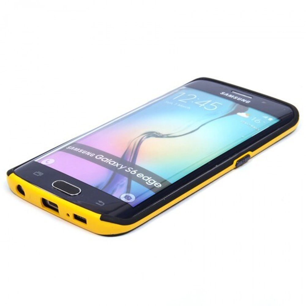 Чехол ТПУ Wlons для Samsung Galaxy S6 edge, 008890 Золотой