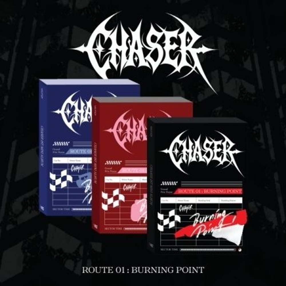 Альбом CHASER - ROUTE 01 : BURNING POINT 1st Mini Album RANDOM Version