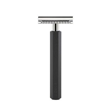 Т-образная бритва (станок) MUEHLE HEXAGON, анодированный алюминий, графит, closed comb