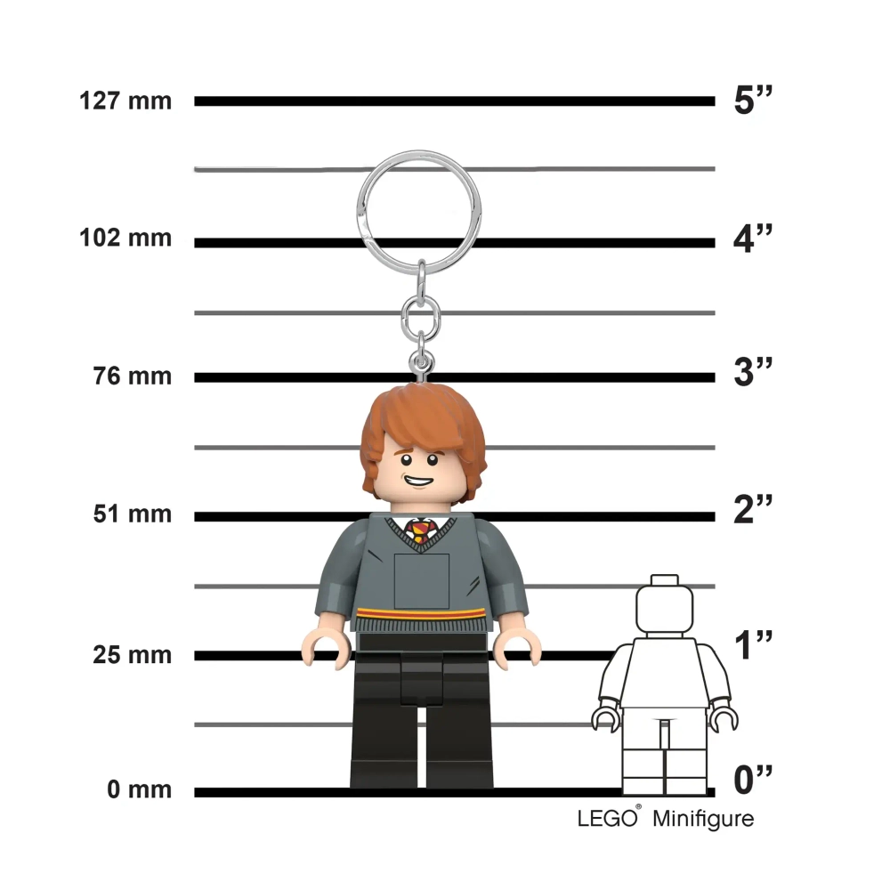 Брелок LEGO Harry Potter 5007907 Рон с подсветкой