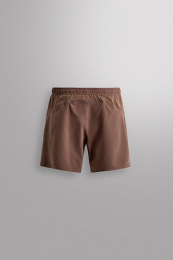 ZARA БАЗОВЫЕ СПОРТИВНЫЕ ШОРТЫ, ТЕМНО-РОЗОВЫЙ
