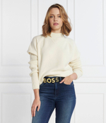 Хлопковый свитер foltin BOSS BLACK - экрю(50501575)
